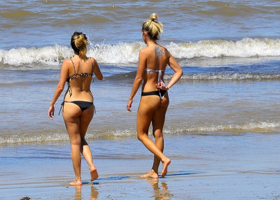 Girls on the beach