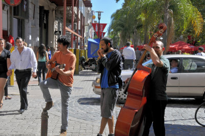 Street musicians