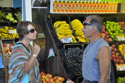 Sampling the fruit