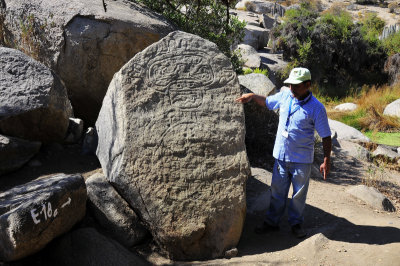 Rock carving