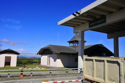 The last toll booth on the Pan American highway