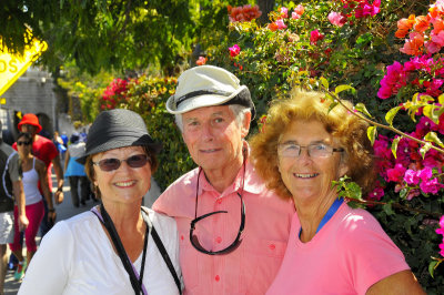 Leslie, Bill and Val in Santa Barbara