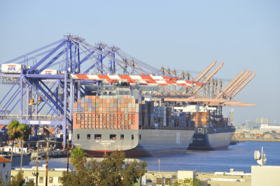 San Pedro container port