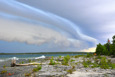 Storm front over Georgian Bay