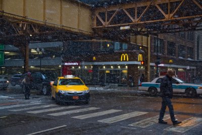 Snow in Downtown