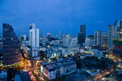 Silom from above