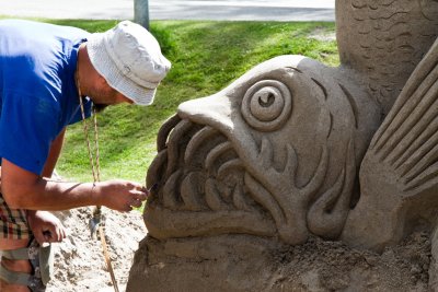 Sand scuplturing competition, Finland