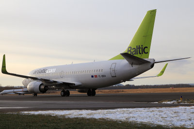 B737-36Q YL-BBX at LZTT