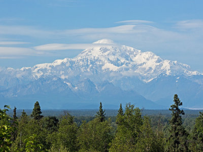 Denali/Mt. McKinley (20,320 ft.) - view from Talkeetna, Alaska