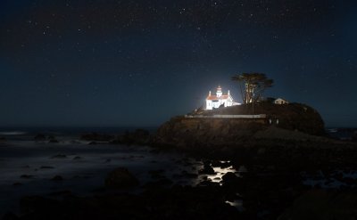 battery point at night