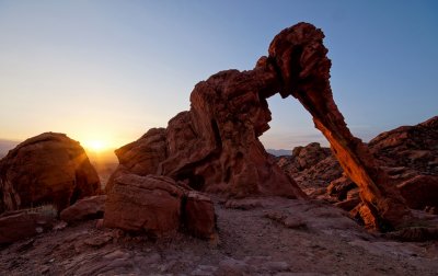 sunrise at Elephant Arch