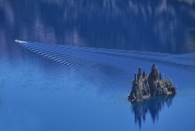 wizard island, crater lake