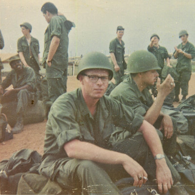Bill Kane getting ready to ship to Da Nang then Phu Bai  March 69