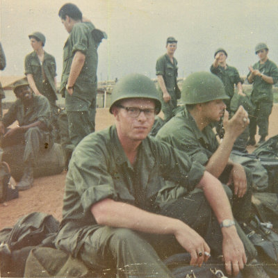 Bill Kane getting ready to ship to Da Nang then Phu Bai March 69