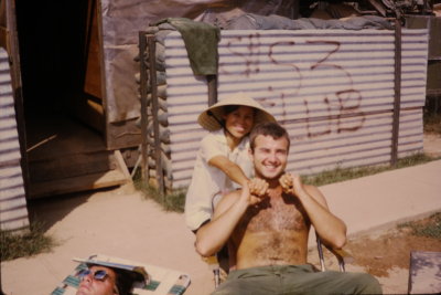 On left, Lou Marini, Mamma San and I don't know his name.
