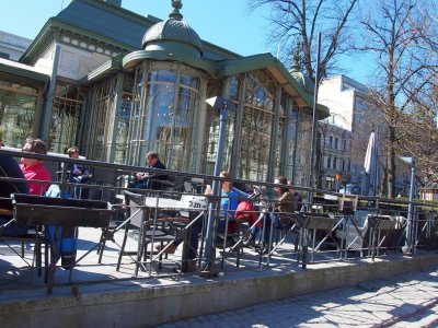 Kappeli, or the Chapel, one of the oldest restaurants in Helsinki