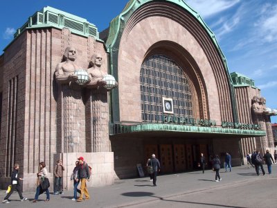 The train station