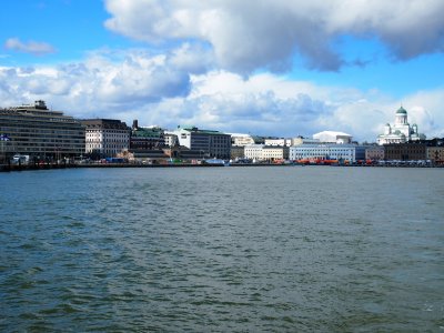 Mainland Helsinki in the distance