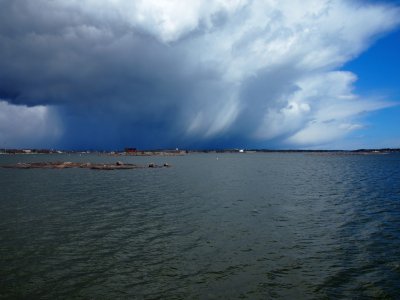Storm in the distance, coming our way