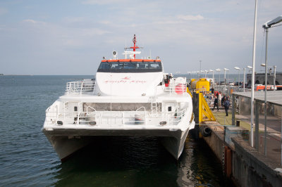 The boat to Tallinn