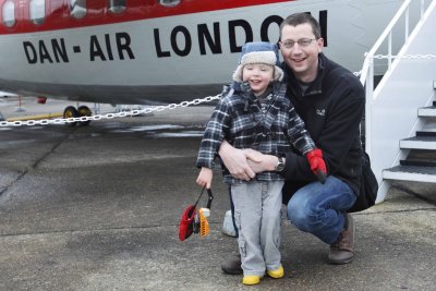 January 2015 Adam and Smart families visit Duxford