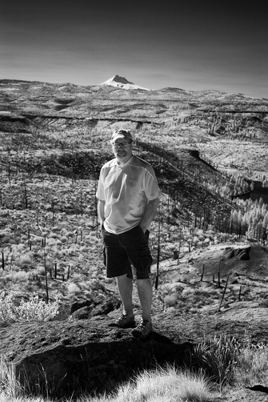 Jim Gray at balancing rocks 