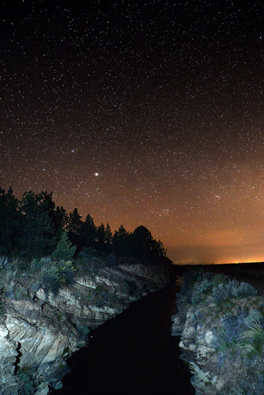 Central Oregon at Night