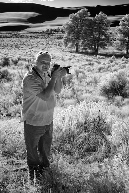 Jim at the dunes.