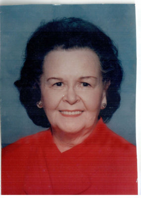 In memory of Evelyn Adams