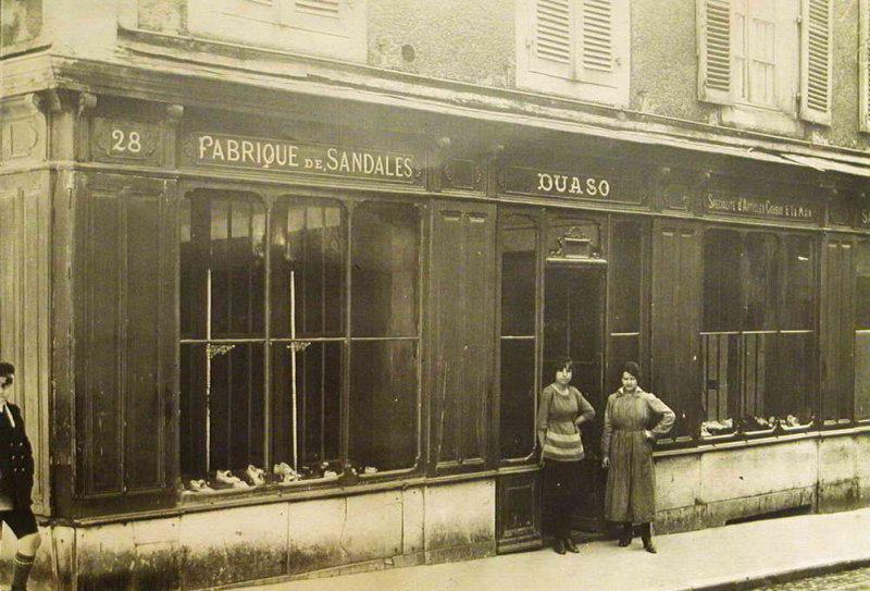 Fabrique et magasin Duaso  Pau, en 1900, aujourdhui rue des Cordeliers
