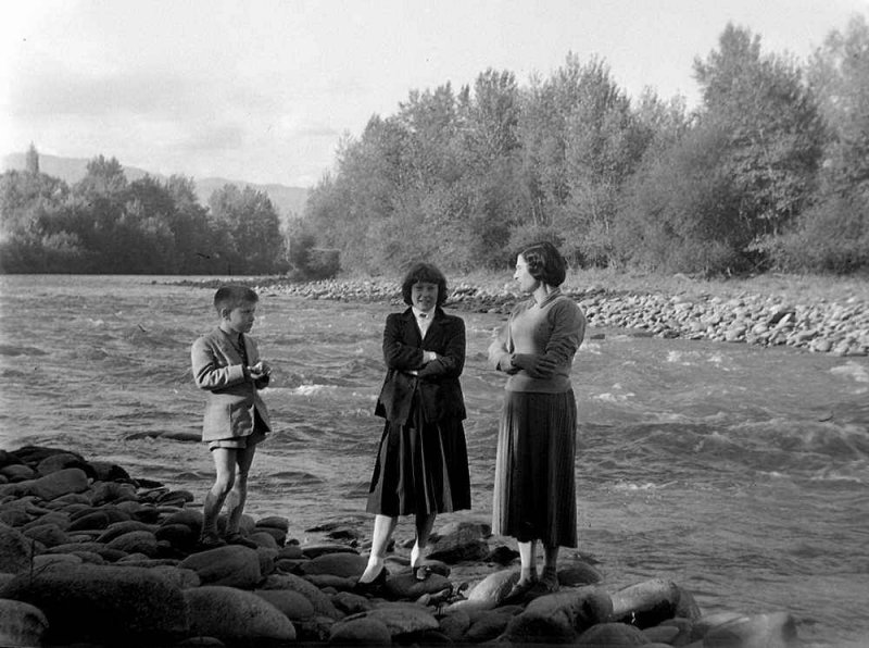 Mam, Christine, Pierre et le gave  Igon