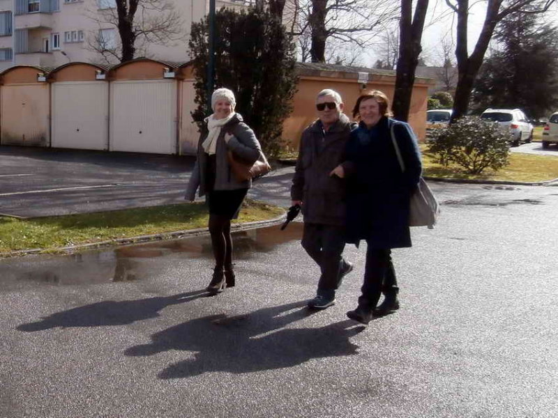 Julie, Pedro et Monique le 3 mars 2016 