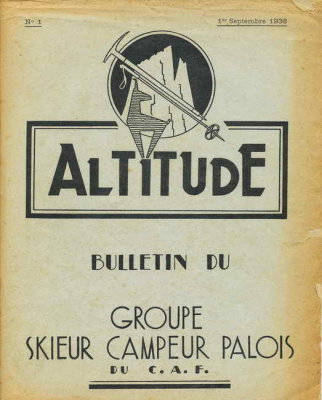 Altitude numros 1  3 (1938, Edition d'avant-guerre)