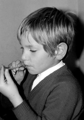 Noël chez Christine, Bernard et Bruno (Résidence Richelieu) en 1969