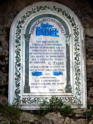 En l'honneur de Georges Fabre, qui a rebois le Mont Aigoual