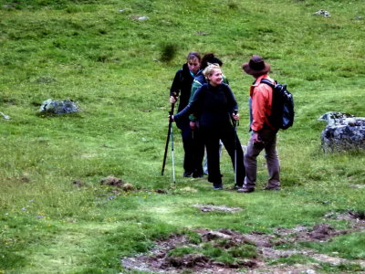 Juste avant la descente dans le val de Pombie