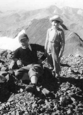 RO et JM au Vignemale en 1948