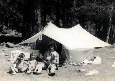 Camping dans la vallée de Lutour