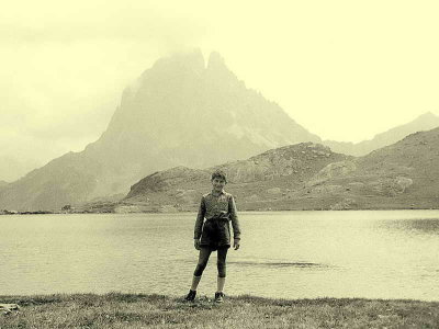 Environs de Bious, lacs d'Ayous sur fond de Pic du Midi d'Ossau