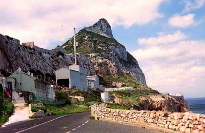Le Rocher de Gibraltar vu de l'intrieur.