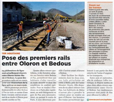 Travaux en cours, t 2015