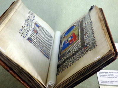 Manuscrit du XVe, recueil de sermons