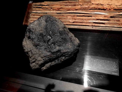 Morceau de charbon brut provenant du Titanic