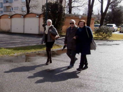Julie, Pedro et Monique le 3 mars 2016