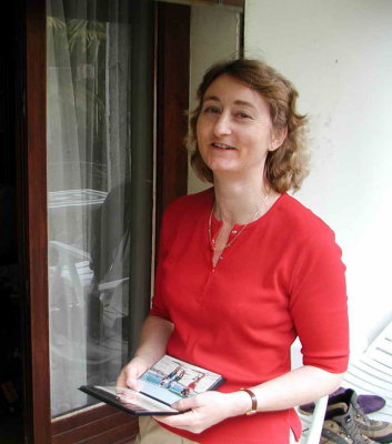 Jennie en France en 2003 et photos de sa famille