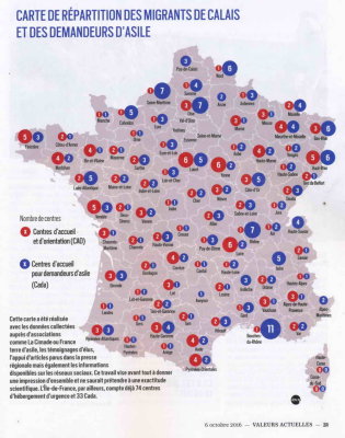 Rpartition arbitraire des migrants oct 2016 sans aucune concertation avec qui que ce soit