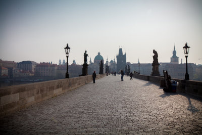 Charles Bridge early morning