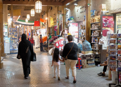 Heading into the spice souk