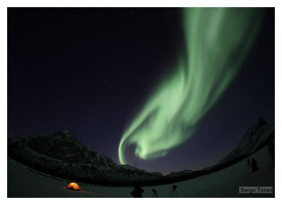 Fireworks of lights during solar activity