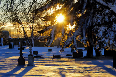 _SDP7698.jpg  The Old Grave Yard at Sunset